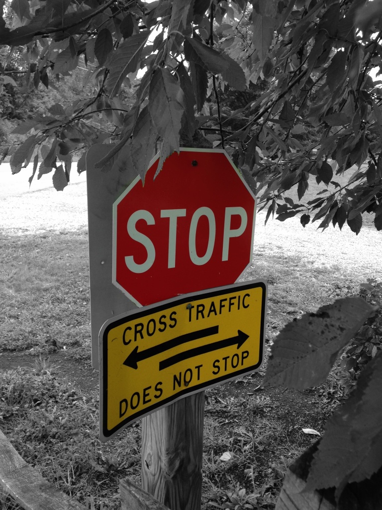 STOP (the traffic won't!)