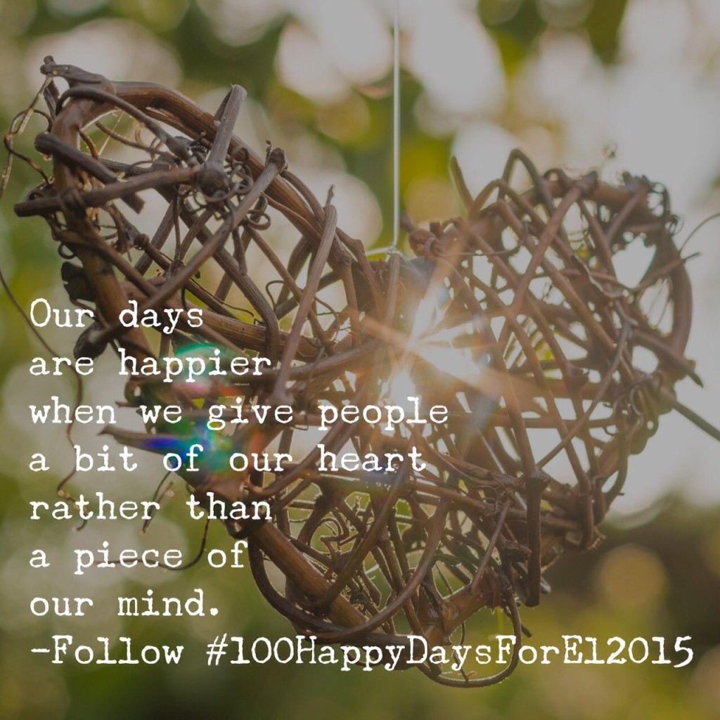 #100HappyDaysForEl2015